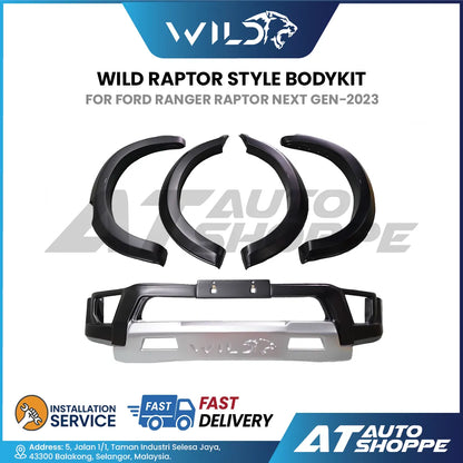 WILD Raptor Style Bodykit For Ford Ranger Next Gen 2023 T9 XL XLT XLT+