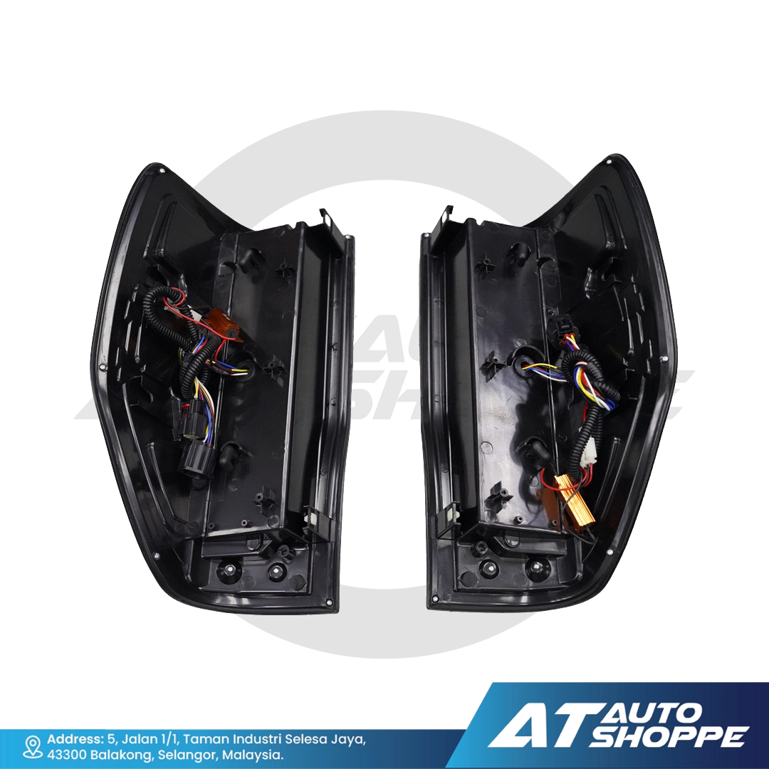 Smoke Design Tail Lights For Ford Ranger 2012-2015 T6 T7 T8 XL XLT XLT+ Wildtrak Raptor 2.0