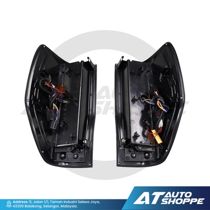 Smoke Design Tail Lights For Ford Ranger 2012-2015 T6 T7 T8 XL XLT XLT+ Wildtrak Raptor 2.0