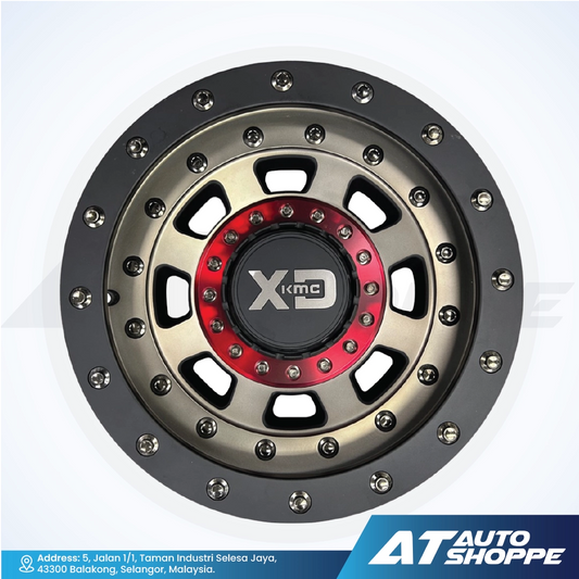 XD XD137 FMJ-Satin Black/Dark Tint 17x9 ET-12 6x139.7 (1 Piece)
