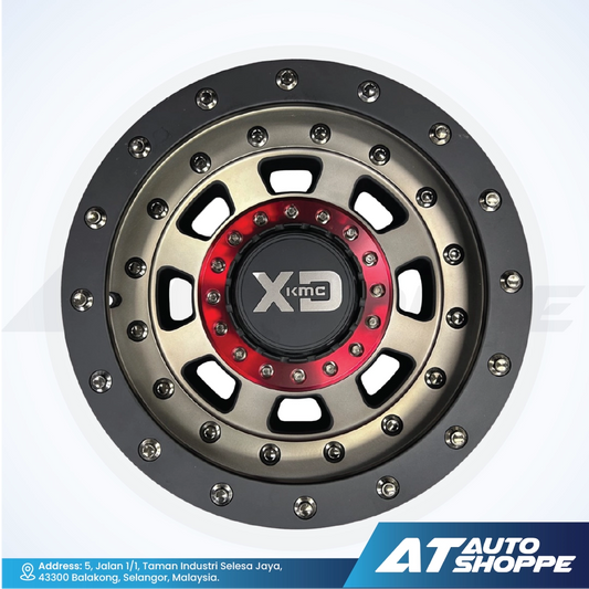 XD XD137 FMJ-Satin Black/Dark Tint 20x10 ET-18 6x139.7 (1 Piece)