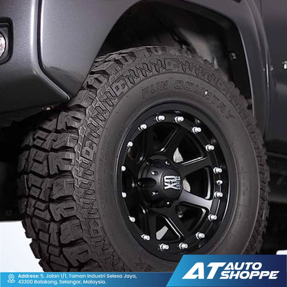 XD XD798-Addict Matte Black 16x9 ET-12 6x139.7 (1 Piece)