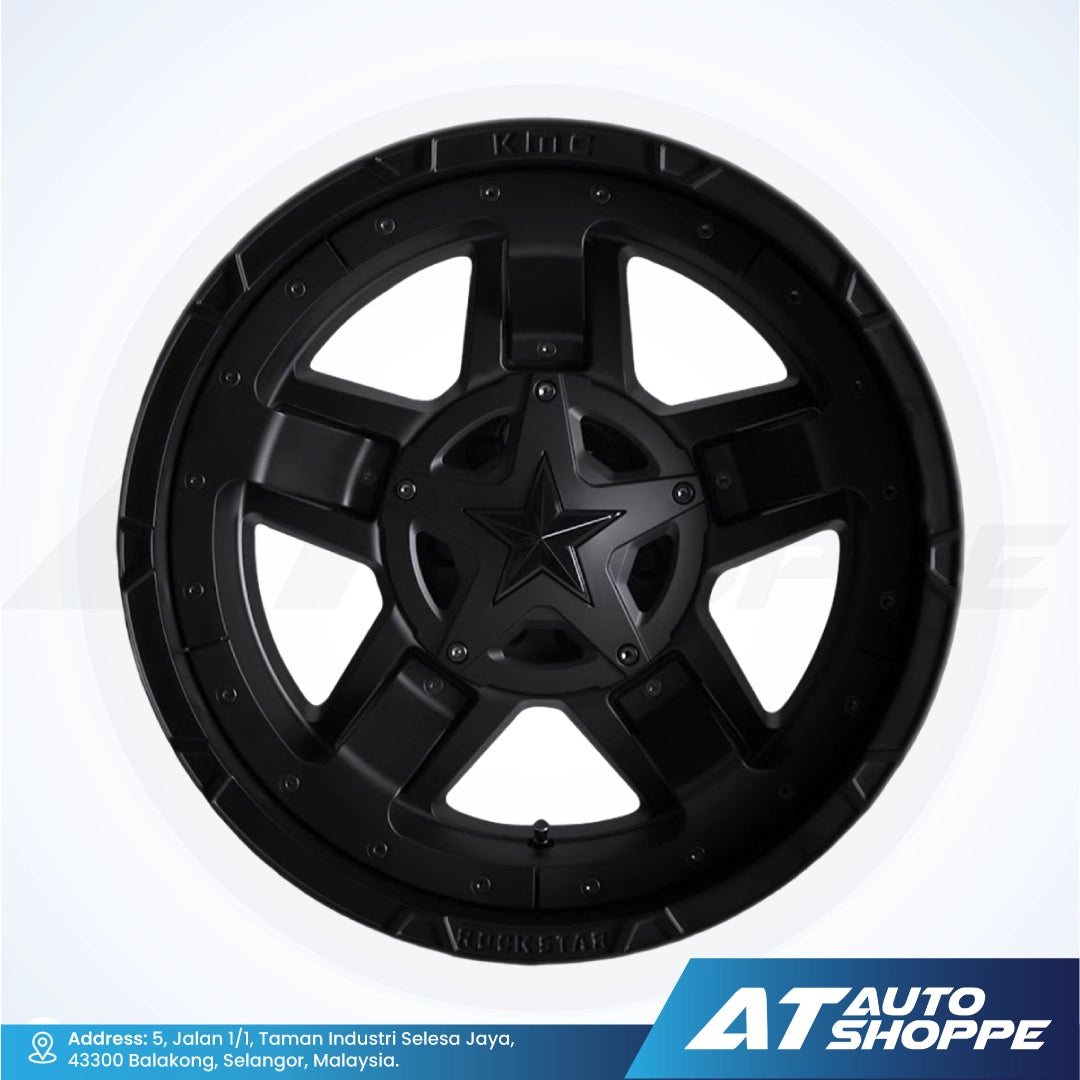 XD XD827-Rockstar III Matte Black 18x9 ET0 6x139.7 (1 Piece)