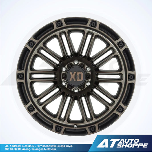 XD XD846 Deuse-Satin Black Dark Tint 20x10 ET-18 6x139.7 (1 Piece)
