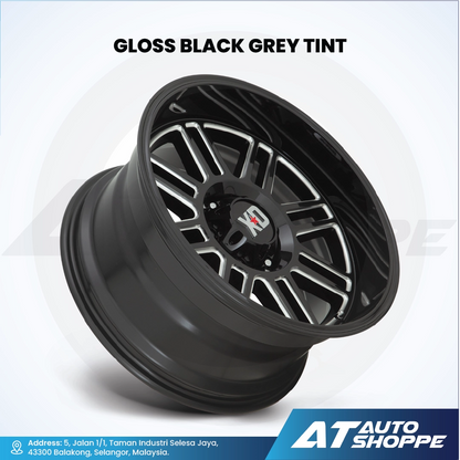 XD XD850 Cage-Gloss Black Grey Tint 20x10 ET-18/20x9 ET0 6x139.7 (1 Piece)