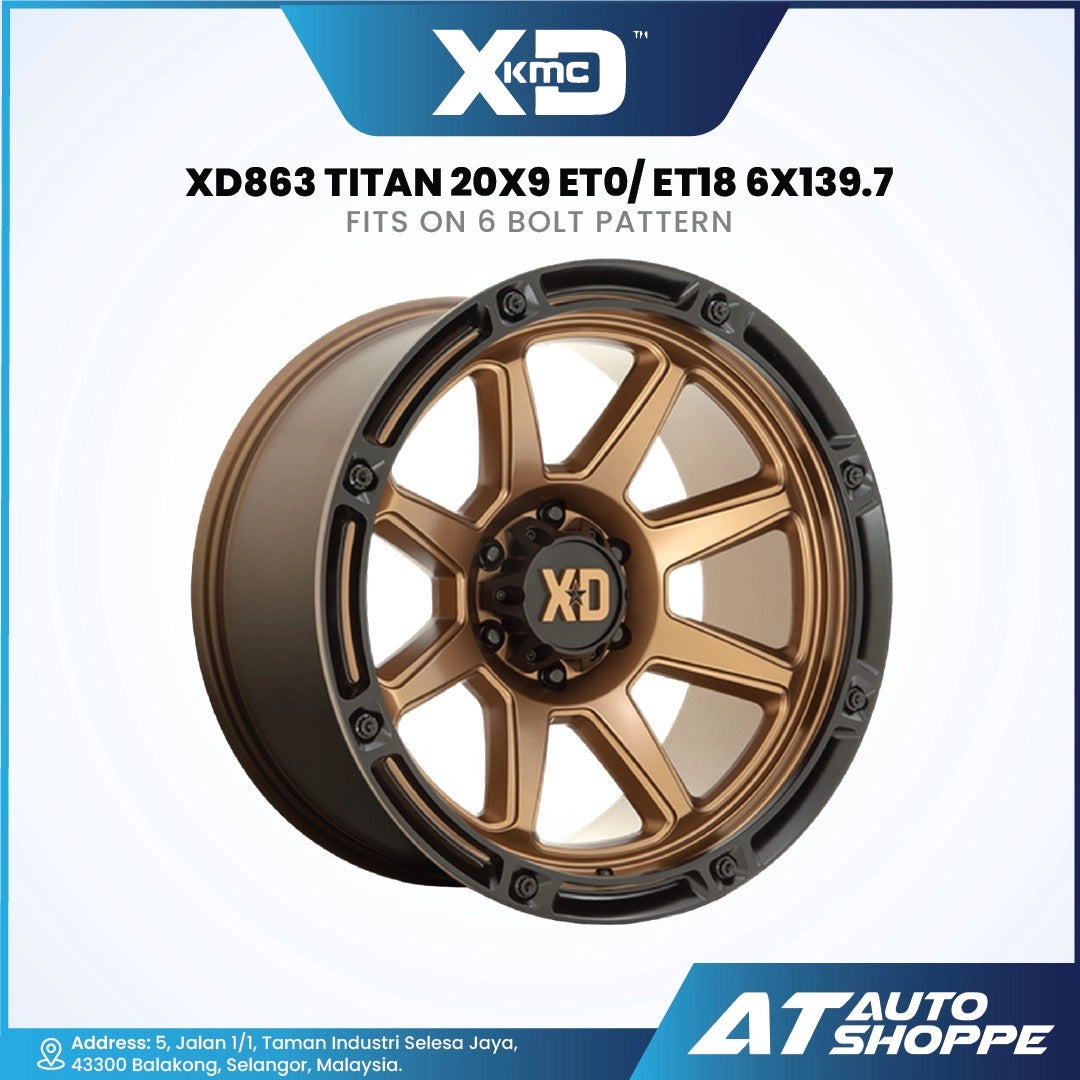 Gold and black XD wheel with XD logo on a white background